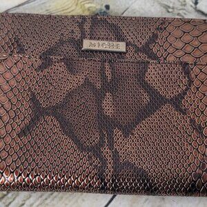 MICHE Bag Dani Classic Shell Only From September 2010 Retired Faux Snake Browns